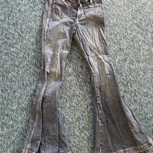 Flared Blue Wrangler Jeans